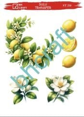 Sulu Transfer BH St 210 25x35cm Limon desen