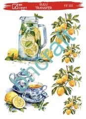 Sulu Transfer BH St 222  25x35cm Limon desen