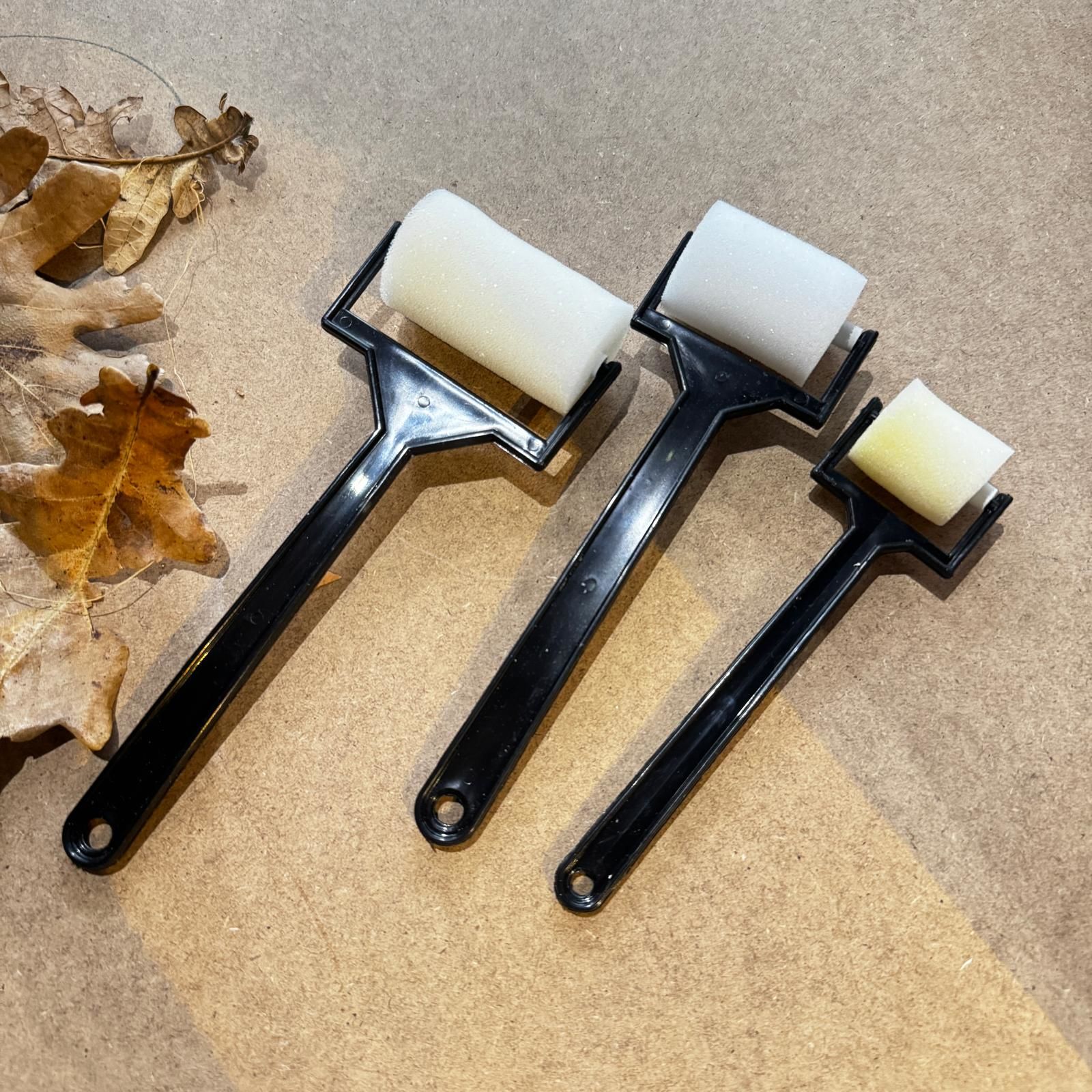 Plastik Saplı Rulo Set 3 lü