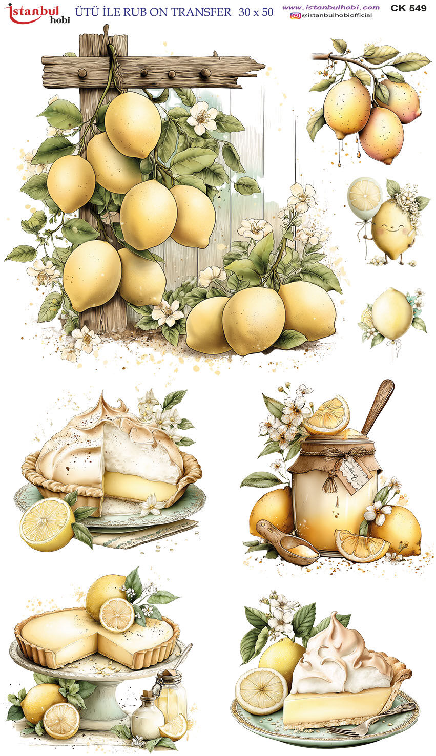 Ütü ile Rubon Baskı Transfer – XLBOY 30X50CM 549