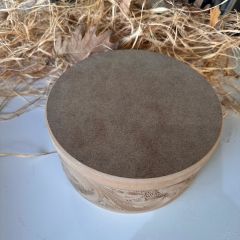 Kabartma Desenli Yuvarlak Kutu Küçük