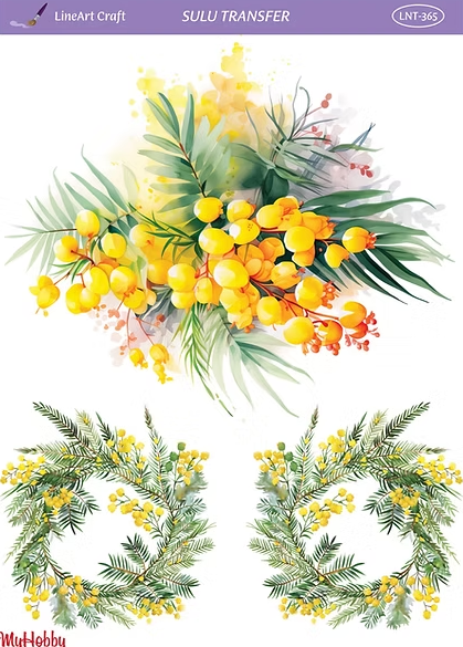 Sulu Transfer LNT 365  25x35cm mimoza