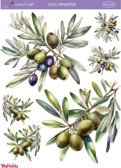 Sulu Transfer LNT 329  25x35cm zeytin
