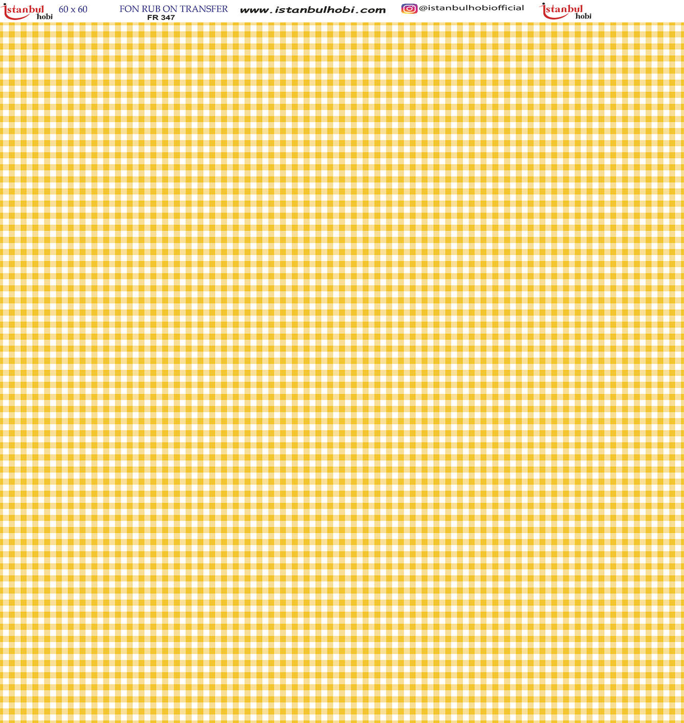 Fon Rub-On Ütü Transfer 60x60 cm – Zemin Kaplama Transferi – FR347