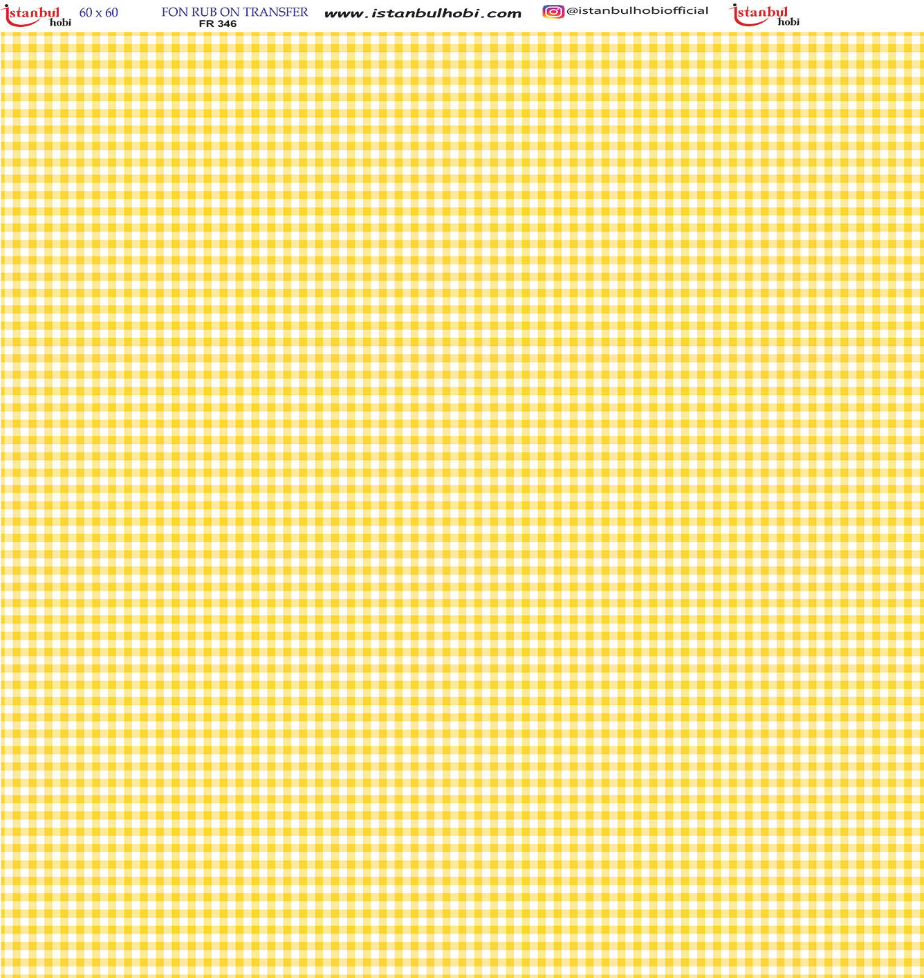 Fon Rub-On Ütü Transfer 60x60 cm – Zemin Kaplama Transferi – FR346