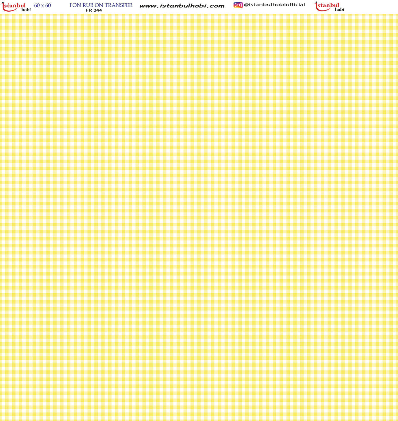 Fon Rub-On Ütü Transfer 60x60 cm – Zemin Kaplama Transferi – FR344