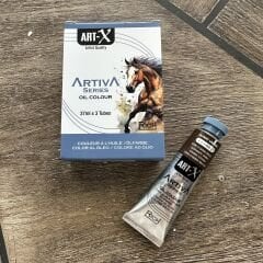 Burnt Umber Yağlı Boya | Sıcak Koyu Kahverengi Sanat Boyası