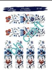 Sulu Transfer KOYU ZEMİN St 167 25x35cm