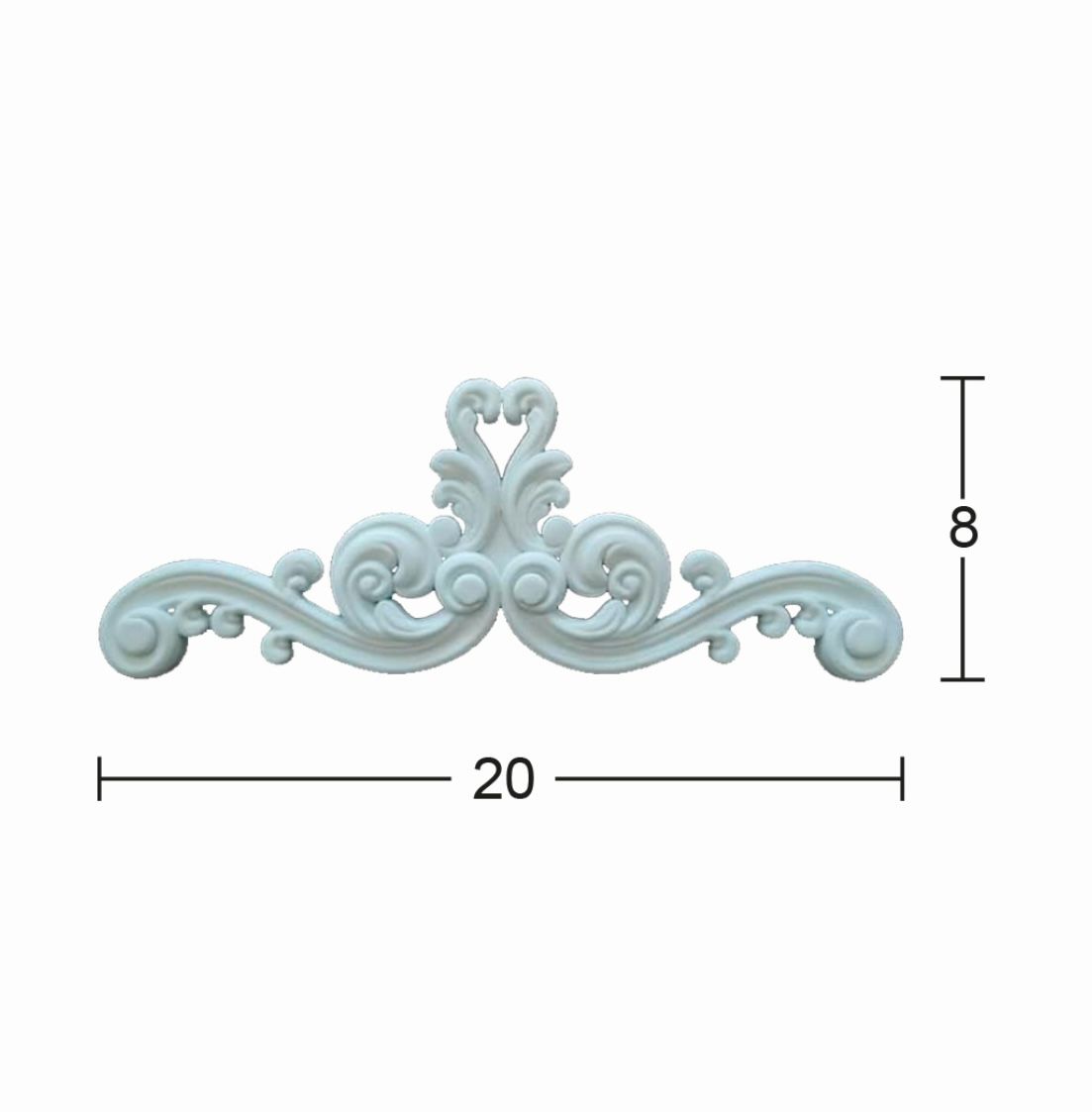 Esnek Polyester Dekoratif Aplik -Esnek Aplik no:16