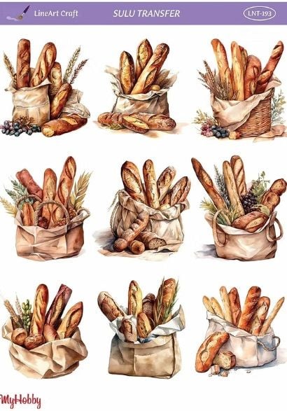 Sulu Transfer LNT 193 25x35cm ekmek