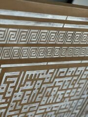 Ayetel Kürsi Kufi Tablo ÇAKILTAŞI BOHEM 100X70 cm – Modern Kufi Yazı Tablo