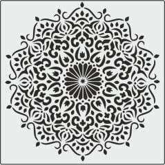Mandala Desen K Seri K001 25X25CM