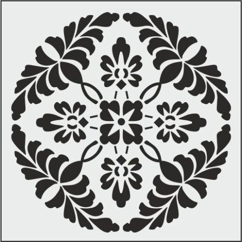 Mandala Desen K Seri K004 25X25CM