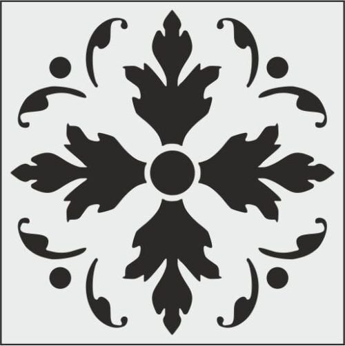Mandala Desen K Seri K005 25X25CM