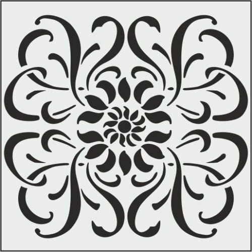Mandala Desen K Seri K006 25X25CM