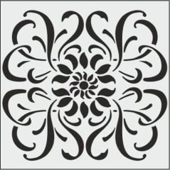 Mandala Desen K Seri K006 25X25CM