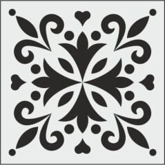 Mandala Desen K Seri K008 25X25CM