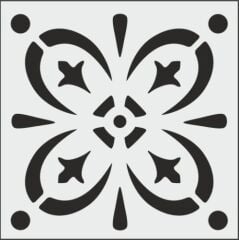 Mandala Desen K Seri K009 25X25CM