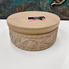 Güllü Desen Büyük Oymalı Kutu