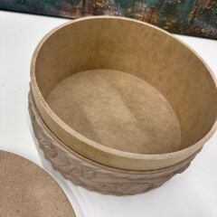 Güllü Desen Orta Oymalı Kutu