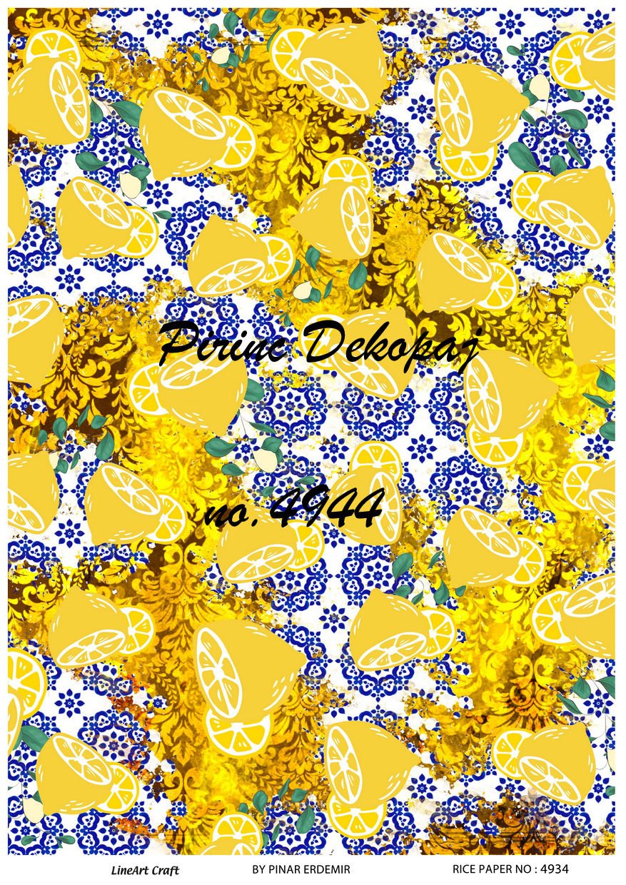 Pirinç Dekopaj Deseni – 4934 | Dekopaj Kağıdı