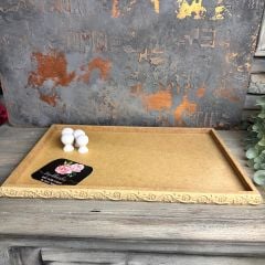 Oymalı Sunumluk - Dikdörtgen Karma desen